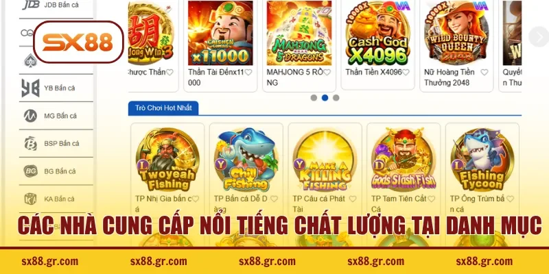 Các nhà cung cấp nổi tiếng chất lượng tại danh mục
