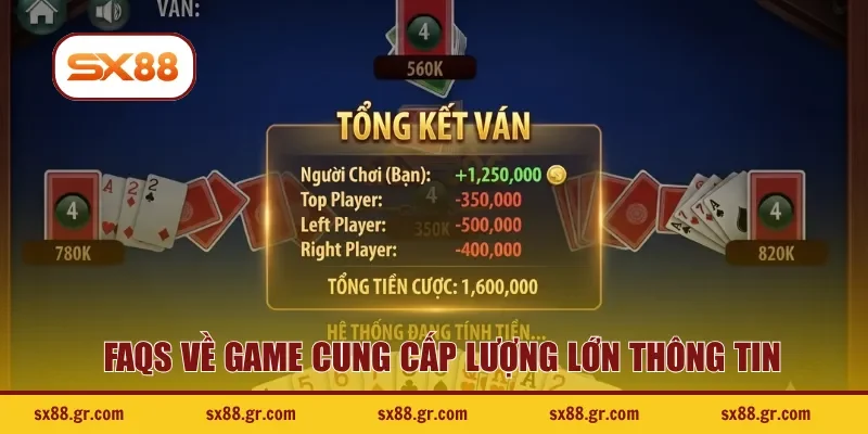 FAQs về game cung cấp lượng lớn thông tin